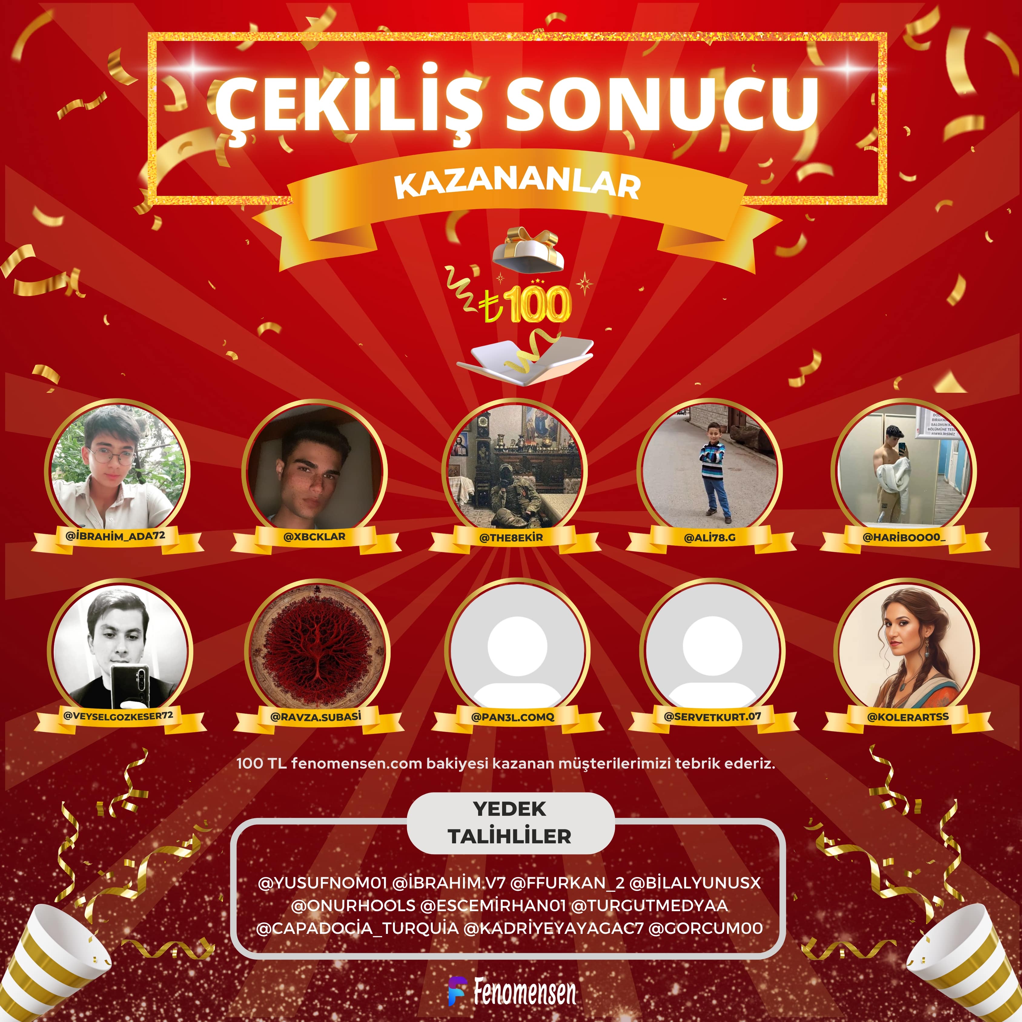 YILBAŞI ÇEKİLİŞİ SONUÇLANDI! 🥳