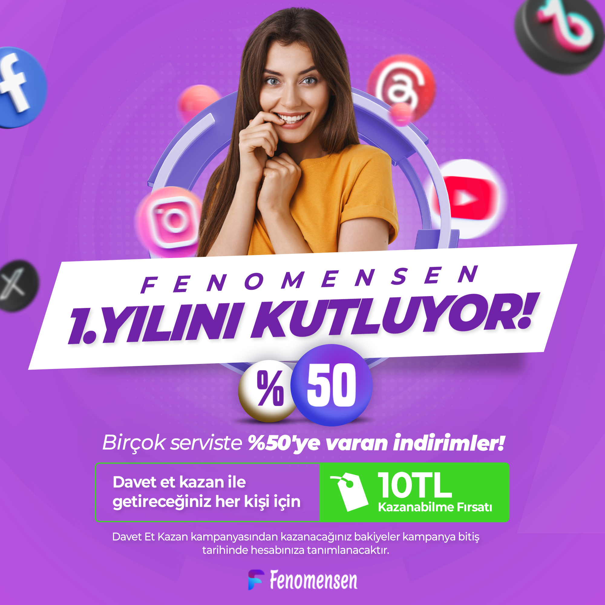 Fenomensen, Tam 1 Yaşında!