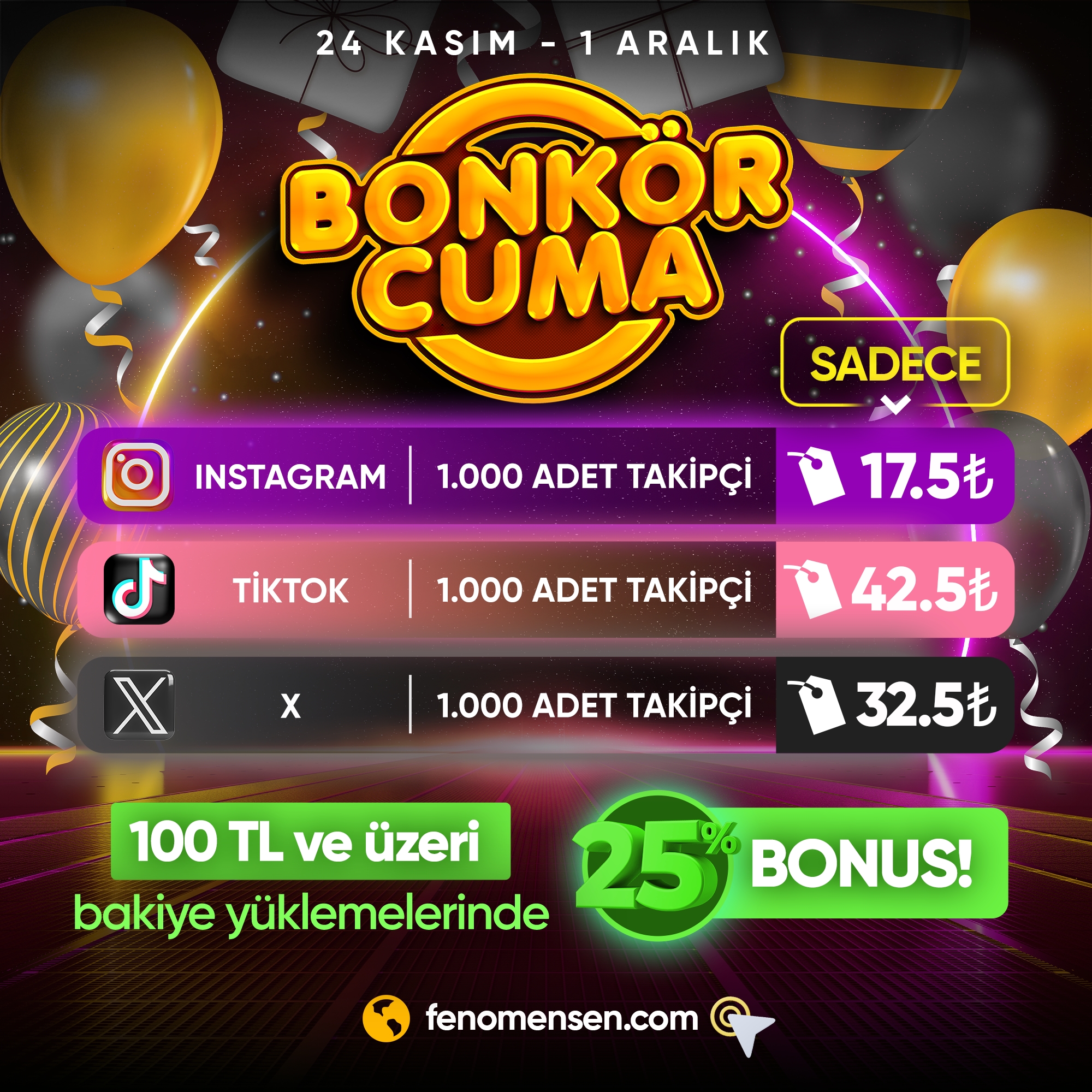 Bonkör Cuma Başladı!