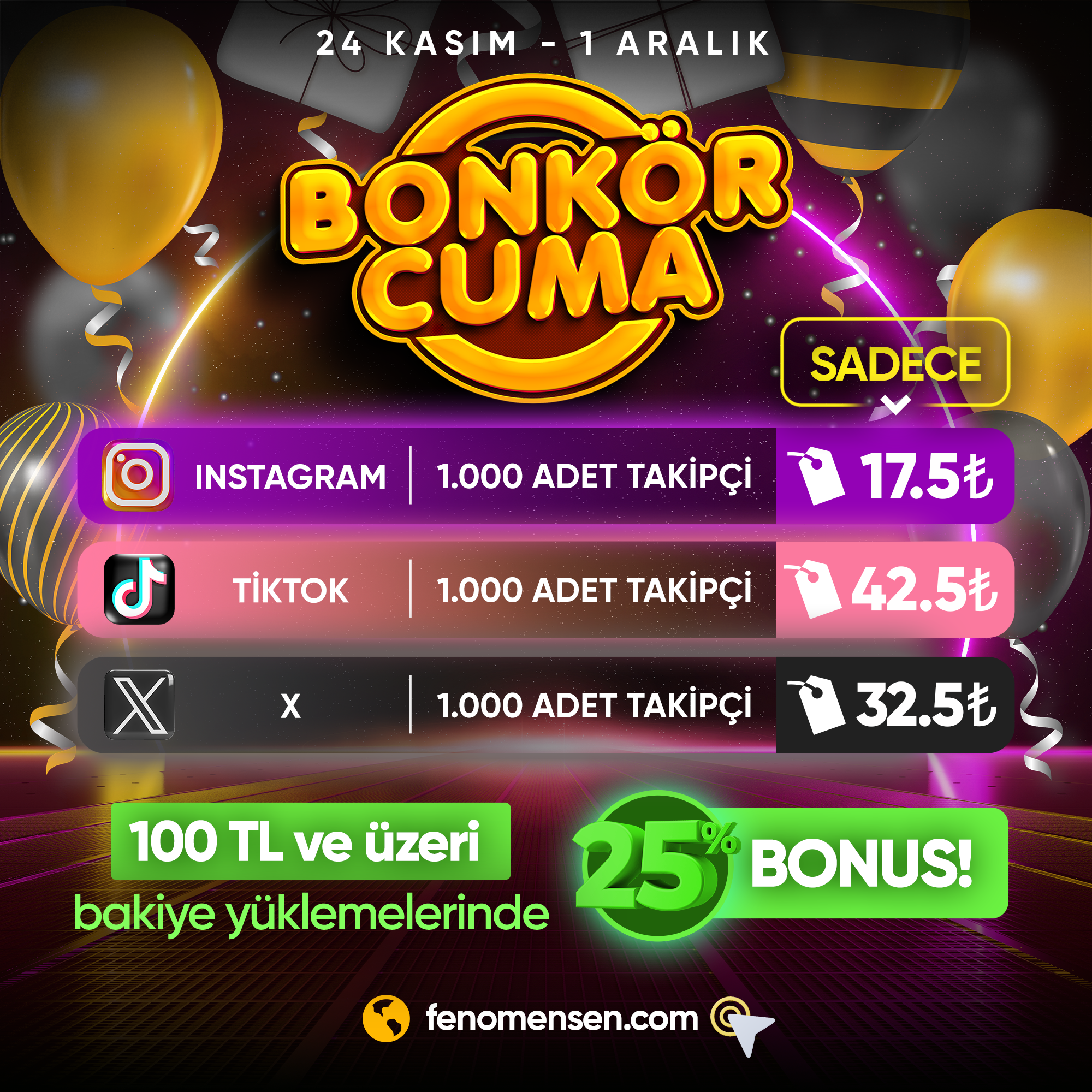 Bonkör Cuma Başladı!